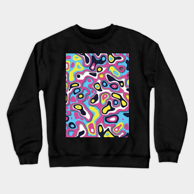 MOSAIC Paper Cut Out Crewneck Sweatshirt by benelmaallem